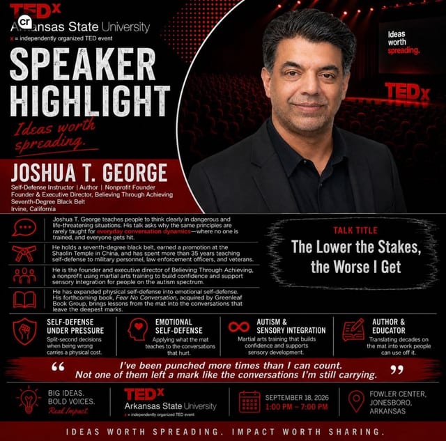 Joshua T. George — TEDxArkansasStateUniversity speaker, The Lower the Stakes, the Worse I Get