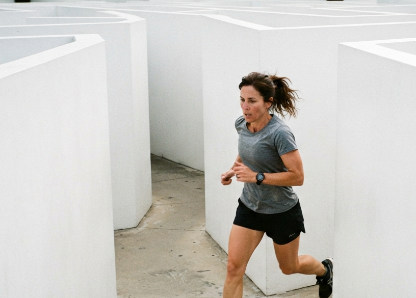Girl in Maze