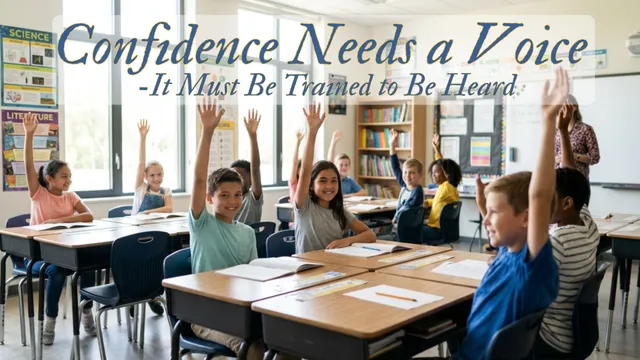 Part 2 of the Confidence Series - 3 Ways to Help Students Express Confidence Out Loud
